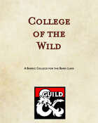 Bardic College - College of the Wild (5e)