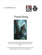 CCC-ARCON01-01 - Forest Song