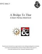 WYC Intro 1 A Bridge to Thar