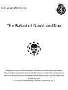 WYC Intro 2 The Ballad of Naoki and Koa