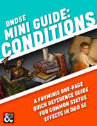 Mini Guide: Conditions (One-page reference sheet for conditions and status effects)