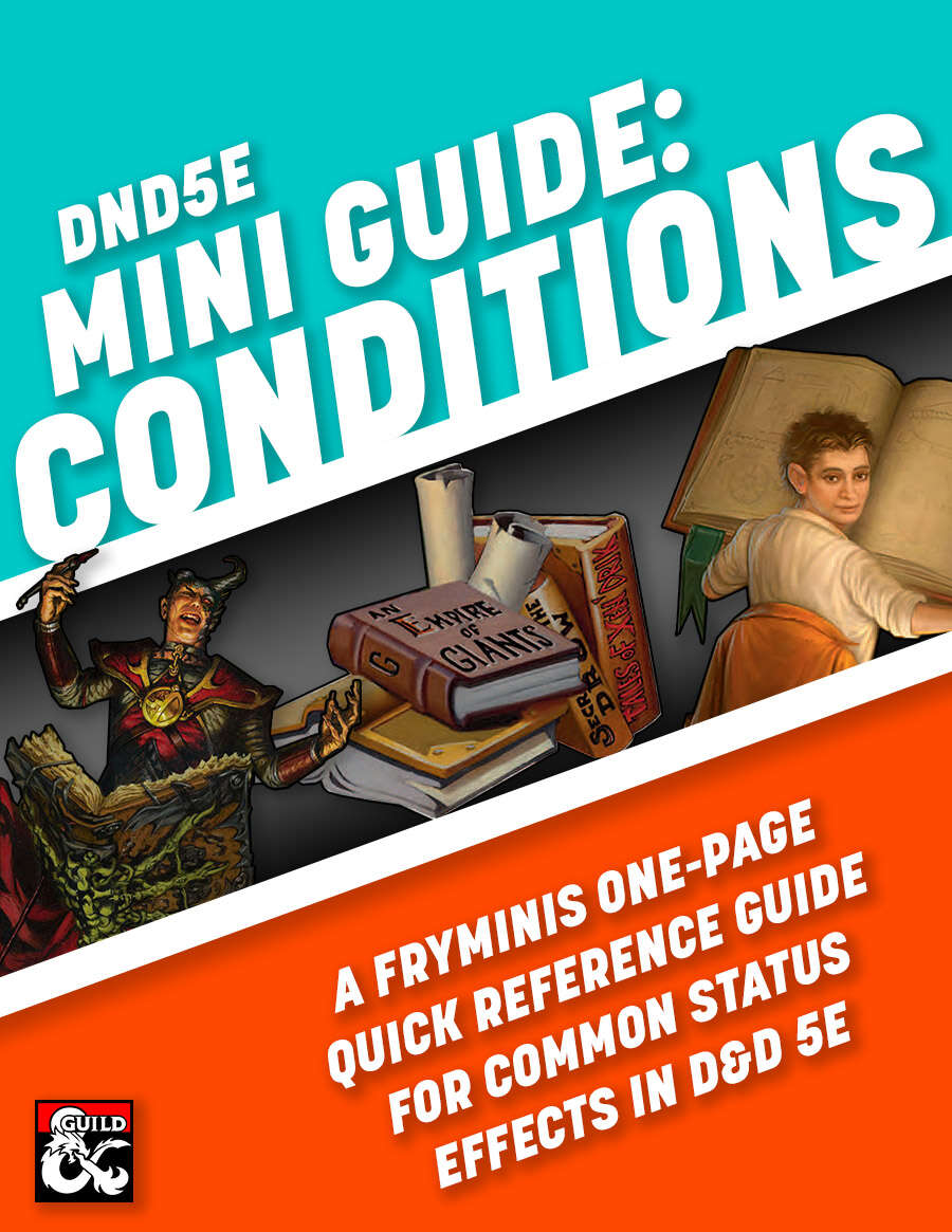 Dnd Condition Reference Mini Guide: Conditions (One-page reference sheet for conditions and ...