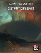 Icewind Dale Gazetteer: Destruction's Light
