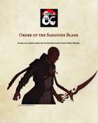 Order of the Sanguine Blade