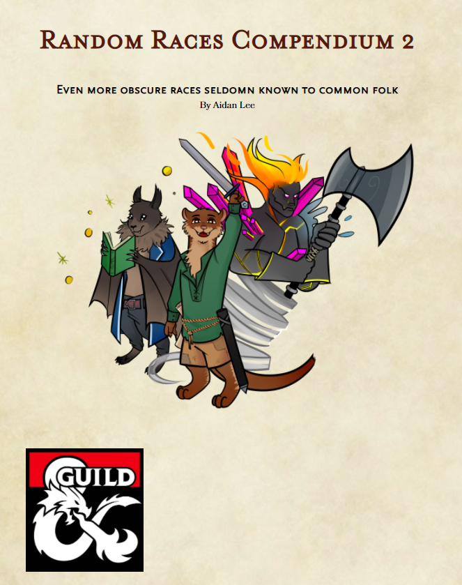 Random Dnd Races Random Races Compendium 2 - Dungeon Masters Guild | DriveThruRPG