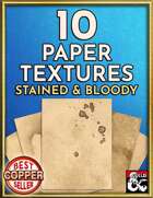 10 Paper Textures - Stained and Bloody