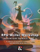 RPG Writer Workshop Fall 2020 Vol. II [BUNDLE]