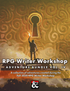 RPG Writer Workshop Fall 2020 Vol. IV [BUNDLE]