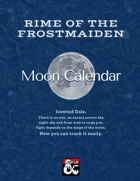 Moon Calendar - Rime of the Frostmaiden