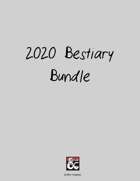 2020 Bestiary Bundle [BUNDLE]