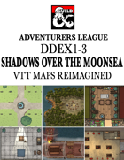 DDEX1-3 Shadows over the Moonsea VTT Maps Reimagined