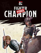 Fighter Champion: Fixed