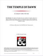 The temple of Dawn