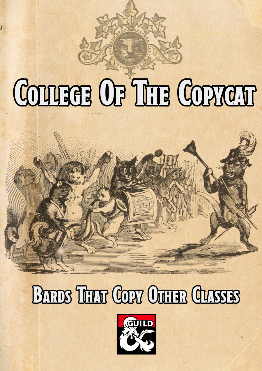 College of the Copycat- Bardic College Option - Dungeon Masters Guild ...