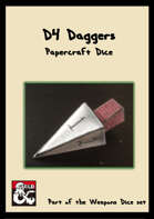 D4 Dagger Dice set
