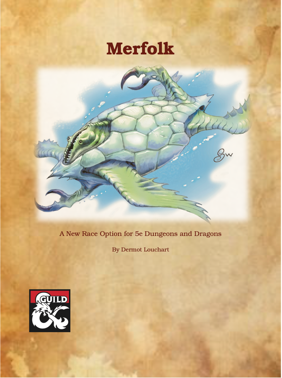 Merfolk Race - Dungeon Masters Guild | DriveThruRPG
