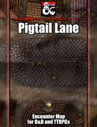 Pigtail Lane Battlemap w/Fantasy Grounds support - TTRPG Map