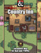 Country Inn Battlemap w/Fantasy Grounds support - TTRPG Map