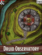 Elven Tower - Druid Observatory | 26x20 Stock Battlemap