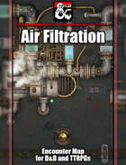 Air Filtration (tech) Battlemap w/Fantasy Grounds support - TTRPG Map
