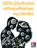 D&D Valentine Card - Many worlds