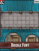 Elven Tower - Bridge Fort| 34x25 Stock Battlemap