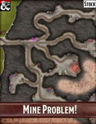 Elven Tower - Mine Problem! | 33x34 Stock Battlemap