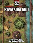 Riverside Mill Battlemap w/Fantasy Grounds support - TTRPG Map
