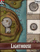 Elven Tower - Lighthouse | Stock Battlemap