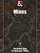 Mines Battlemap w/Fantasy Grounds support - TTRPG Map