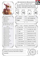 Character Sheet - For One-Shot Adventures