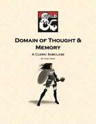 Domain of Thought & Memory: A Cleric Subclass