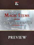 Magic Items from Twilight at Eventide