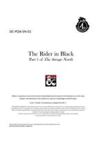 DC-POA-SN-01: The Rider in Black