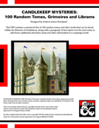 CM01: Candlekeep Mysteries: 100 Random Tomes, Grimoires and Librams