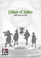 College of Fables - 5e Bard Subclass