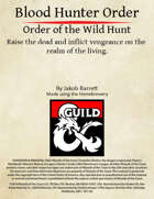 Blood Hunter: Order of the Wild Hunt
