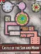 Elven Tower - Castle of the Sun and Moon | 47x62 Stock Battlemap