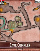 Elven Tower - Cave Complex | 48x30 Stock Battlemap