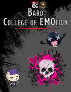 College of EMOtion (Bard Subclass) (Fantasy Grounds)
