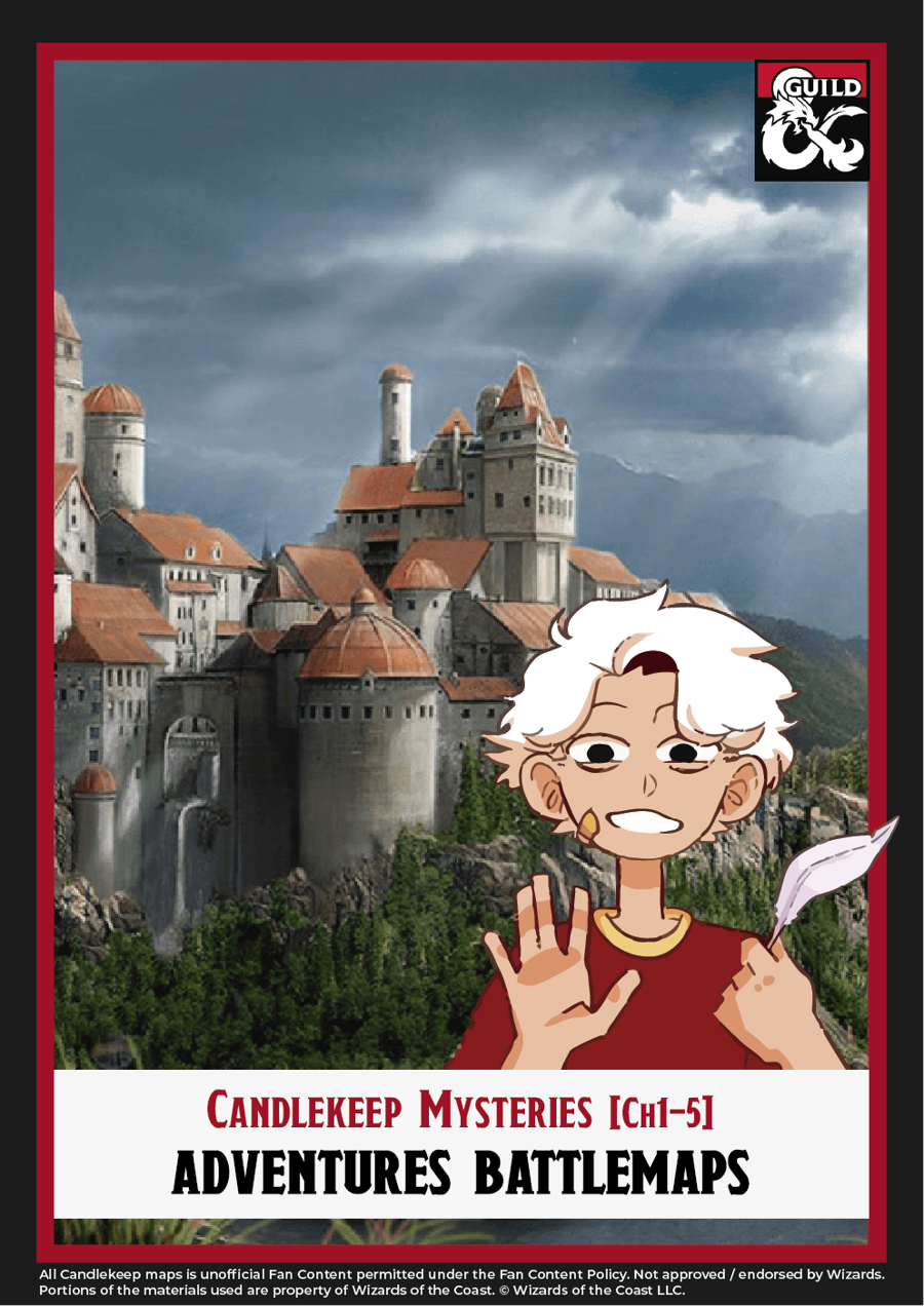 Candlekeep Mysteries - Adventures Battlemaps [Ch1-5] - Dungeon Masters ...