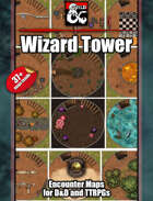 Endless Wizard Tower - 37+ maps - jpg/mp4 & Fantasy Grounds .mod