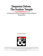 Desperate Delves: The Sunken Temple