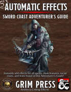 5E Automatic Effects - Sword Coast Adventurer’s Guide (Fantasy Grounds)