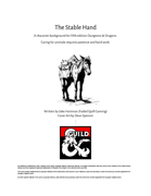 The Stable Hand