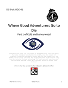 DC-PoA-OGG-01 Where Good Adventurers Go to Die
