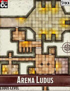 Elven Tower - Arena Ludus | 34x28 Stock Battlemap