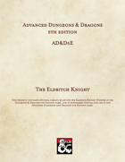 AD&D5E: The Eldritch Knight