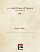 AD&D5E: The Psi Warrior