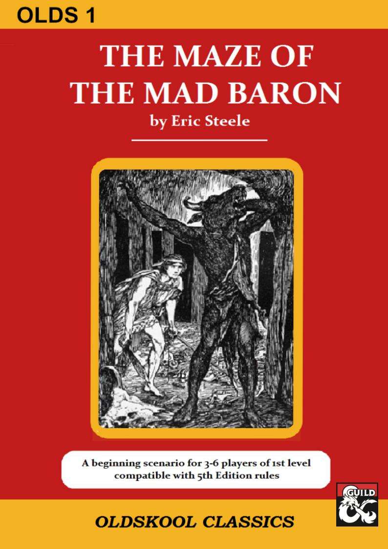 The Maze of the Mad Baron - Dungeon Masters Guild | DriveThruRPG